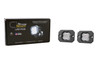 Diode Dynamics Stage Series 1" LED Pod White SAE/DOT Fog Flush Amber Backlight