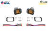Diode Dynamics Stage Series 1" LED Pod Yellow SAE/DOT Fog Flush Amber Backlight