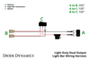 Diode Dynamics Light Duty Dual Output 2-Pin Wiring Harness (6A Max)