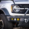 Baja Designs Triple Fog Light Kit w/KR Off-Road Brackets for 2021+ Ford Bronco (HD Modular Bumper)