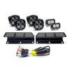 Baja Designs Triple Fog Light Kit w/KR Off-Road Brackets for 2021+ Ford Bronco (HD Modular Bumper)