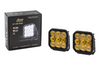 Diode Dynamics Stage Series 5" Pro Yellow Flood Standard (Pair)