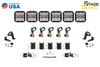 Diode Dynamics SS5 Pro Universal CrossLink 6-Pod Lightbar White Combo