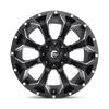 Fuel 1PC: D546 ASSAULT, D546 17X8.5 5X4.5/5.0 MT-BLK-MIL 14MM