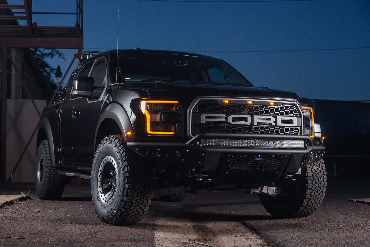Addictive Desert Designs 2017-2020 Ford Raptor Stealth R Front Bumper ...