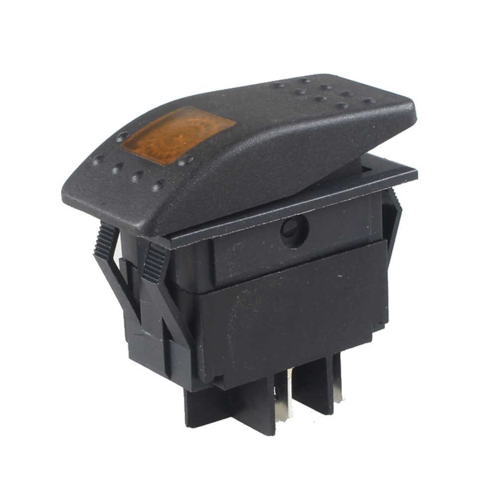 Amber/Yellow Rocker Switch - 4x4TruckLEDs.com