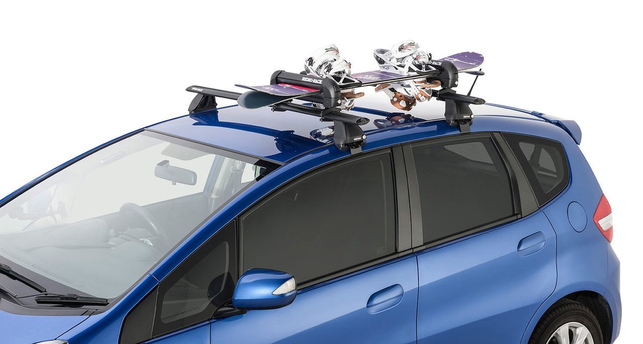 Honda Civic Rhino-Rack Ski and Fishing Rod Carrier - Locking - 2