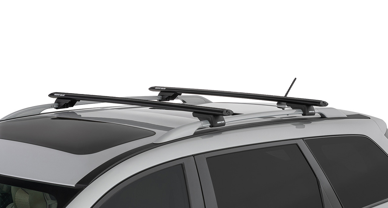 Rhino-Rack Vortex SX Black 2 Bar Roof Rack (K-SX100VA126B) -  4x4TruckLEDs.com