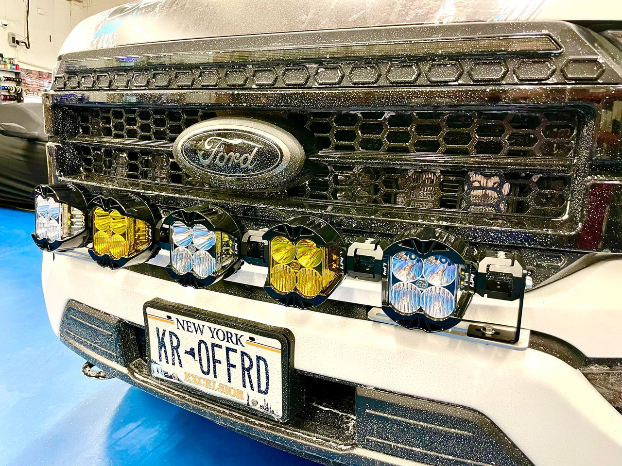 Lp4 Pro LP4 Linkable Bumper Kit w/5x Baja Designs LP4 Pro for 2021+ Ford F-150 ...