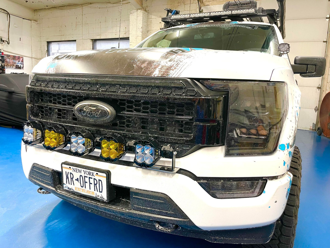 Lp4 Pro LP4 Linkable Bumper Kit w/5x Baja Designs LP4 Pro for 2021+ Ford F-150 ...