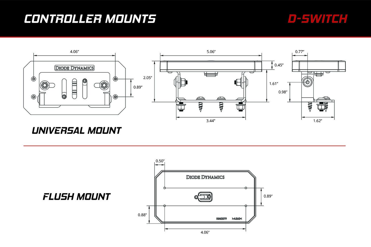 Diode Dynamics D-Switch 8-Channel Switch Panel - 4x4TruckLEDs.com