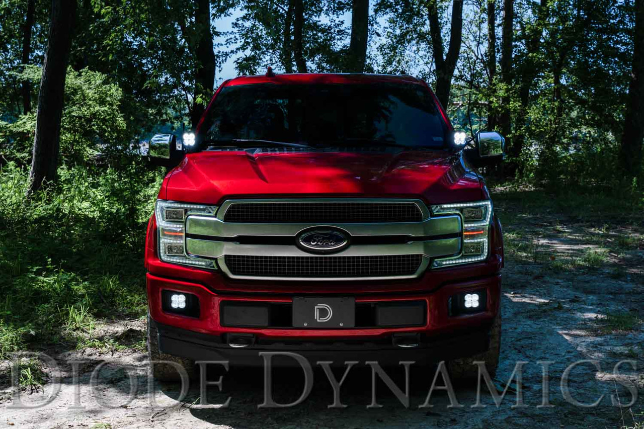 Diode Dynamics SS3 LED Ditch Light Kit for 15-20 Ford F-150/Raptor Pro  Yellow Combo