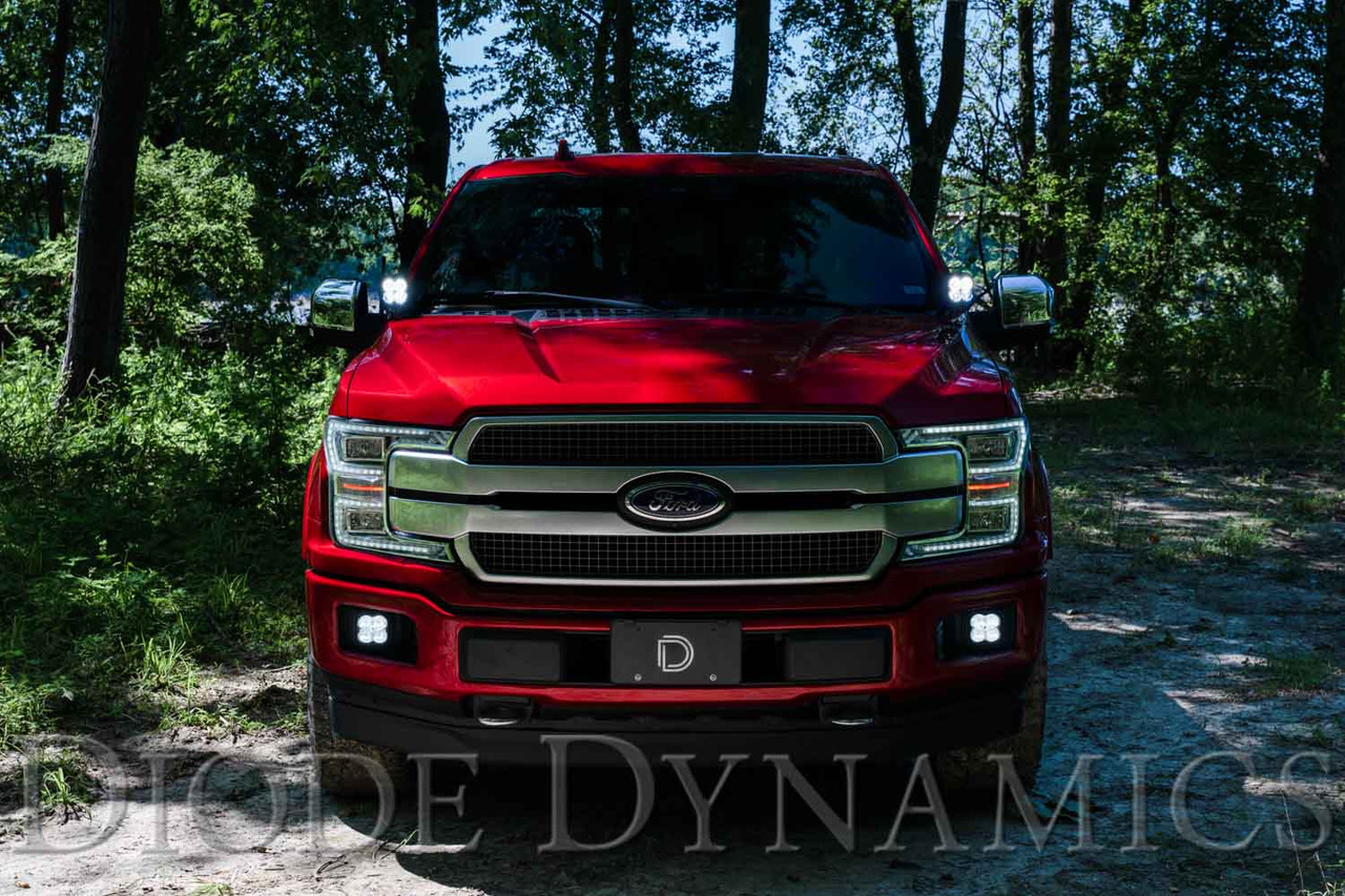 Diode Dynamics SS3 LED Ditch Light Kit for 15-20 Ford F-150/Raptor Pro  White Combo