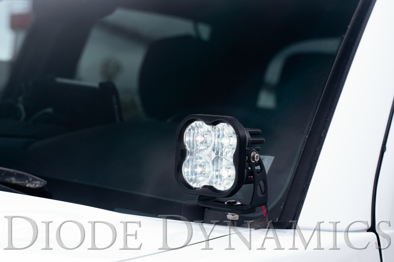 Diode Dynamics DD6371 SS3 Ditch Light Bracket Kit Fits Toyota Tacoma Black - 5