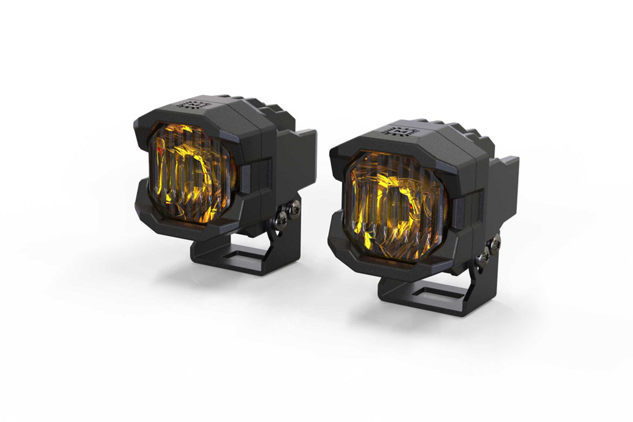 その他 monsta bud Morimoto 1Banger HXB LED Pods, Yellow Wide (Pair