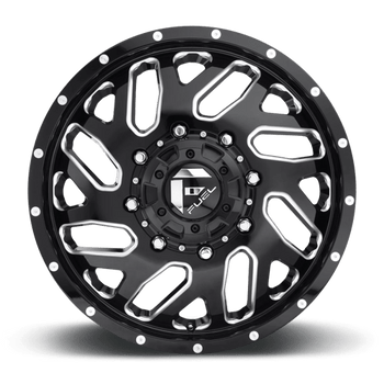 Fuel 1PC: D581 TRITON, D581 22X8.25 8X6.5 GL-BLK-MIL 105MM