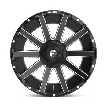 Fuel 1PC: D616 CONTRA, D616 20X9 8X170 MT-BLK-MIL 01MM