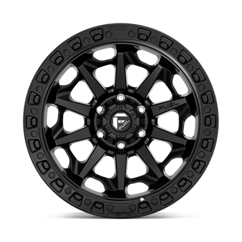 Fuel 1PC: D694 COVERT, D694 15X8 5X5.5 MT-BLK -19MM