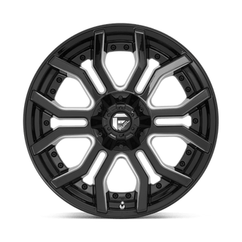 Fuel 1PC: D711 RAGE, D711 22X10 6X135/5.5 GL-BLK-MIL -18MM