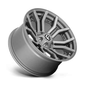 Fuel 1PC: D713 RAGE PLATINUM, D713 20X10 6X135/5.5 BRSH-GNMTL-TTC -18MM