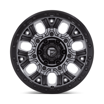 Fuel 1PC: D825 TRACTION, D825 17X9 5X5.0 M-GNMTL BLK-RG -12MM