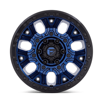 Fuel 1PC: D827 TRACTION, D827 17X9 6X5.5 DK-BLUE BLK-RG -12MM