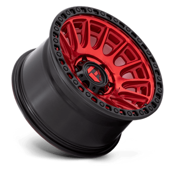 Fuel 1PC: D834 CYCLE, D834 17X9 5X5.0 C-RED-BLK-RG -12MM