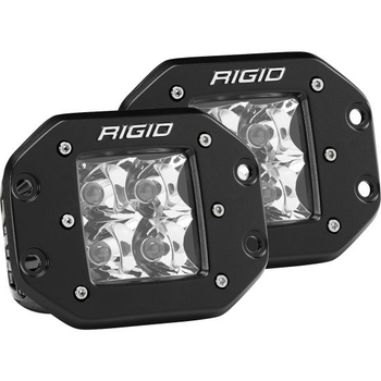 Rigid Industries D-Series Pro, Spot (Flush Mount) Pair