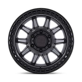 Black Rhino: CALICO, BR001 17X8.5 5X120 M-GNMTL BLK-LP 34MM