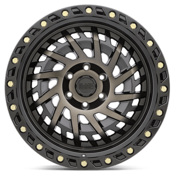 Black Rhino: SHREDDER, BRSHD 17X9 6X5.5 M-BLK-MCH-DDT -12MM