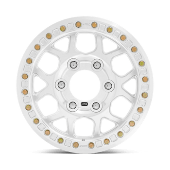 KMC: KM444 MESA FORGED BEADLOCK, KM444 17X9 6X5.5 RAW MACH -12MM