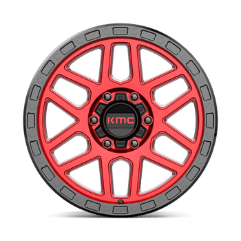 KMC: KM544 MESA, KM544 17X8.5 6X5.5 C-RED BLK-LP 00MM