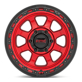 KMC: KM548 CHASE, KM548 17X9 6X5.5 C-RED BLK-LP 00MM