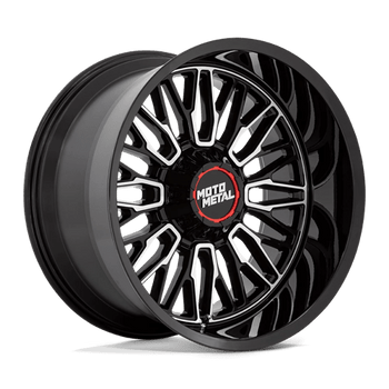 Moto Metal: MO809 STINGER, MO809 22X10 6X135/5.5 G-BLK-MACH -18MM