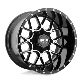 Moto Metal: MO986 SIEGE, MO986 22X10 5X5.0/5.5 G-BLK MACH -18MM