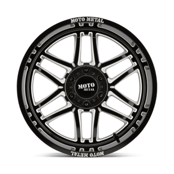 Moto Metal: MO992 FOLSOM, MO992 20X10 6X5.5 G-BLK MILL -18MM