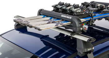 Rhino-Rack Ski and Snowboard Carrier - 4 Skis or 2 Snowboards / Fishing Rod Holder (Large) (574)