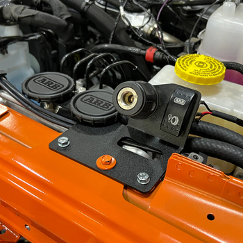 Grimm Offroad ARB Brushless Air Compressor Engine Bay Mount for 2018+ Jeep Wrangler JL/JLU & 2020+ Jeep Gladiator JT