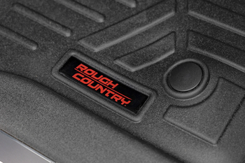 Rough Country Floor Matts (Front & Rear) for 2021+ Ford Bronco (4 Door)