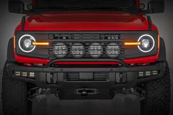 Rough Country DRL Halo LED Headlights for 2021+ Ford Bronco