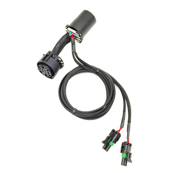 CrystaLux 7-Pin Dual Output Trailer Wiring Harness w/WP-2 Pin Connectors