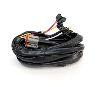 Baja Designs Squadron 2.0 4-Pin Deutsch 2-Light Harness with High/Low/Backlight (Upfitter)