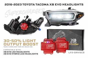 Morimoto Supercharged Drivers for 2016-2023 Toyota Tacoma XB EVO/EVO Hybrid (Pair)
