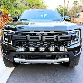 LP4 Linkable Bumper Kit w/5x Baja Designs LP4 Pro for 2024+ Ford Ranger Raptor