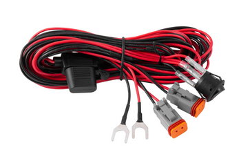 Diode Dynamics Light Duty Dual Output 2-Pin Wiring Harness (6A Max)