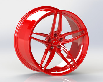 VR Forged D10 Wheel Gloss Red 20x9.5 +37mm 5x112