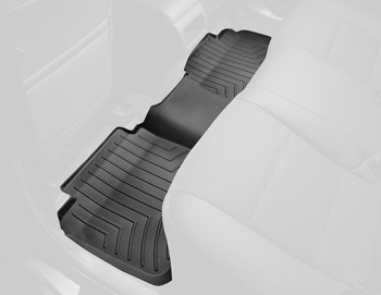 WeatherTech Custom Fit Rear FloorLiner for Ford F-150 (Black)