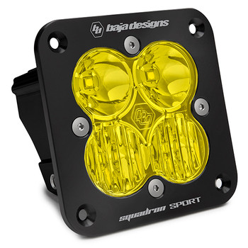 Baja Designs Squadron Sport, Flush Mount, LED Driving/Combo, Amber