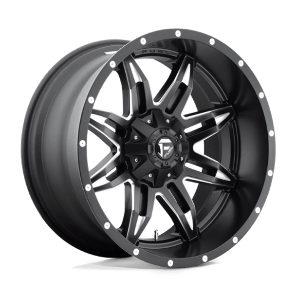 Fuel 1PC: D567 LETHAL, D567 17X9 6X135/5.5 MT-BLK-MIL -12MM