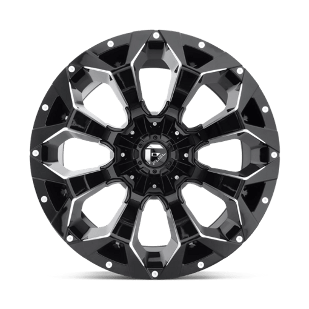 Fuel 1PC: D576 ASSAULT, D576 18X9 5X4.5/5.0 GL-BLK-MIL 01MM